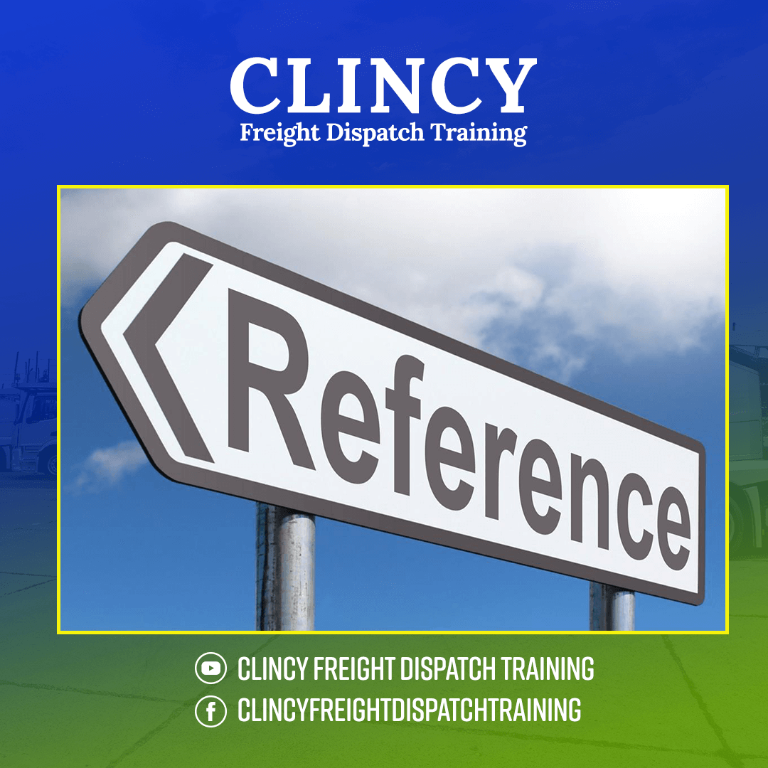 Reference - Clincy Freight Dispatch Training
