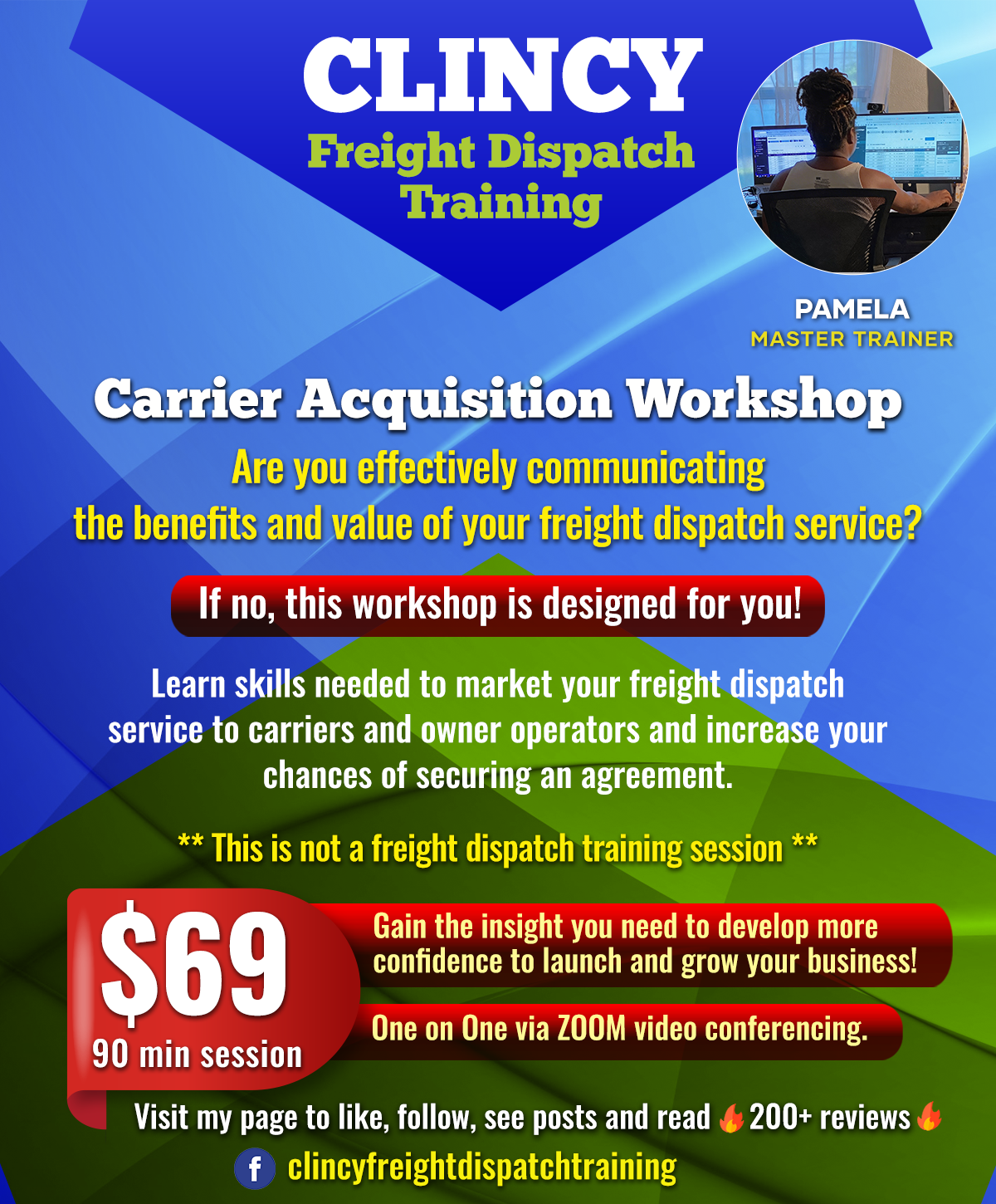 Carrier Acquisition Coaching Flyer April 2026 - Clincy Freight Dispatch Training